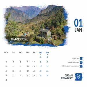 Nepali Beauty - Desk Calendar